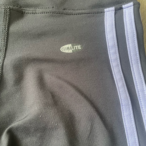 Adidas Climalite Lilac Stripe Girls Small Track Pants - Picture 4 of 7